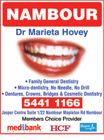 Hovey Dr Marieta - Dentists Australia 1