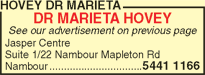 Hovey Dr Marieta - Dentists Australia 2