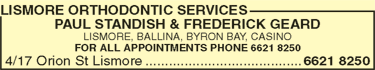 Lismore Orthodontic Services - Dentists Australia 2